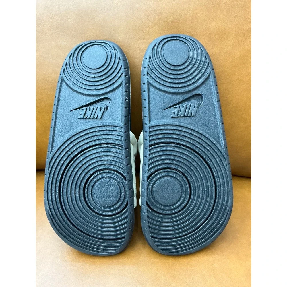 Nike Offcourt Adjust Slide Mens 7 Black Khaki New Padded‎ Strap Sandals